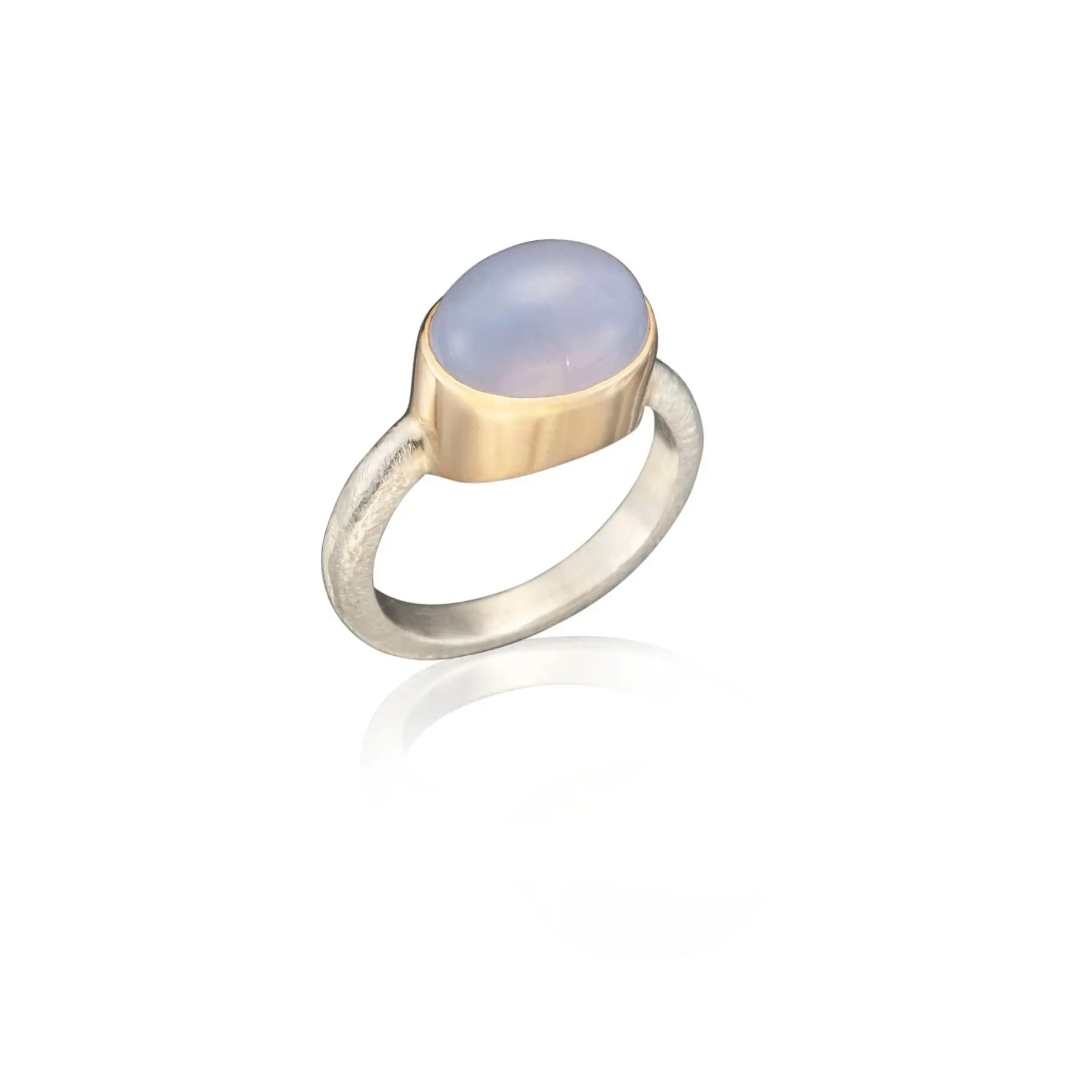 Blue Chalcedony Cabochon Ring Gemstones