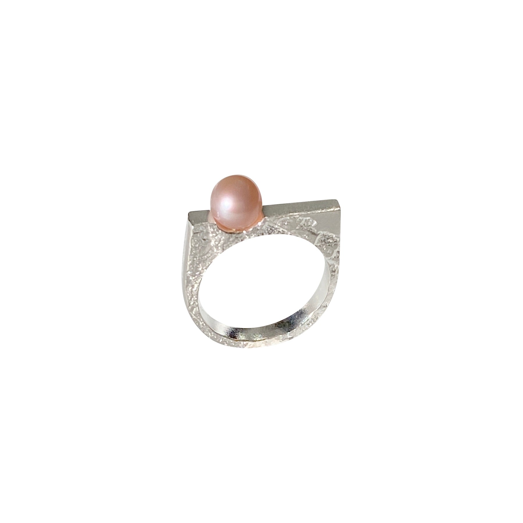Textured Pearl Ring Bar Collection Pearls