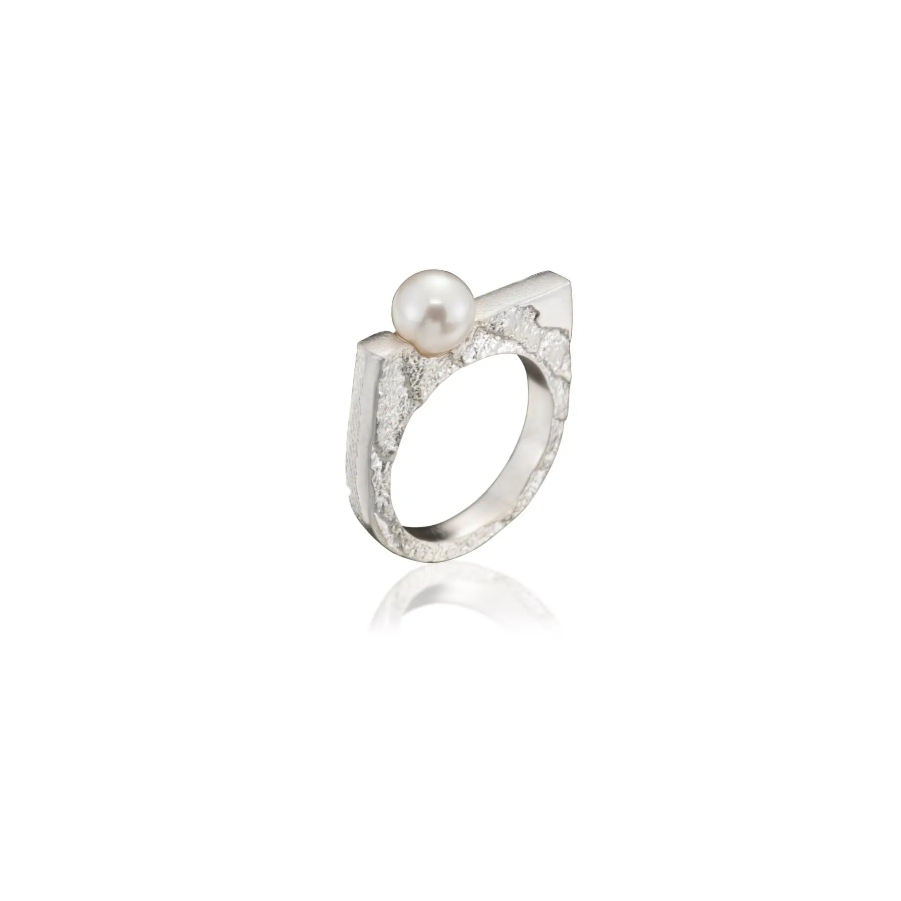Textured Pearl Ring Bar Collection Pearls