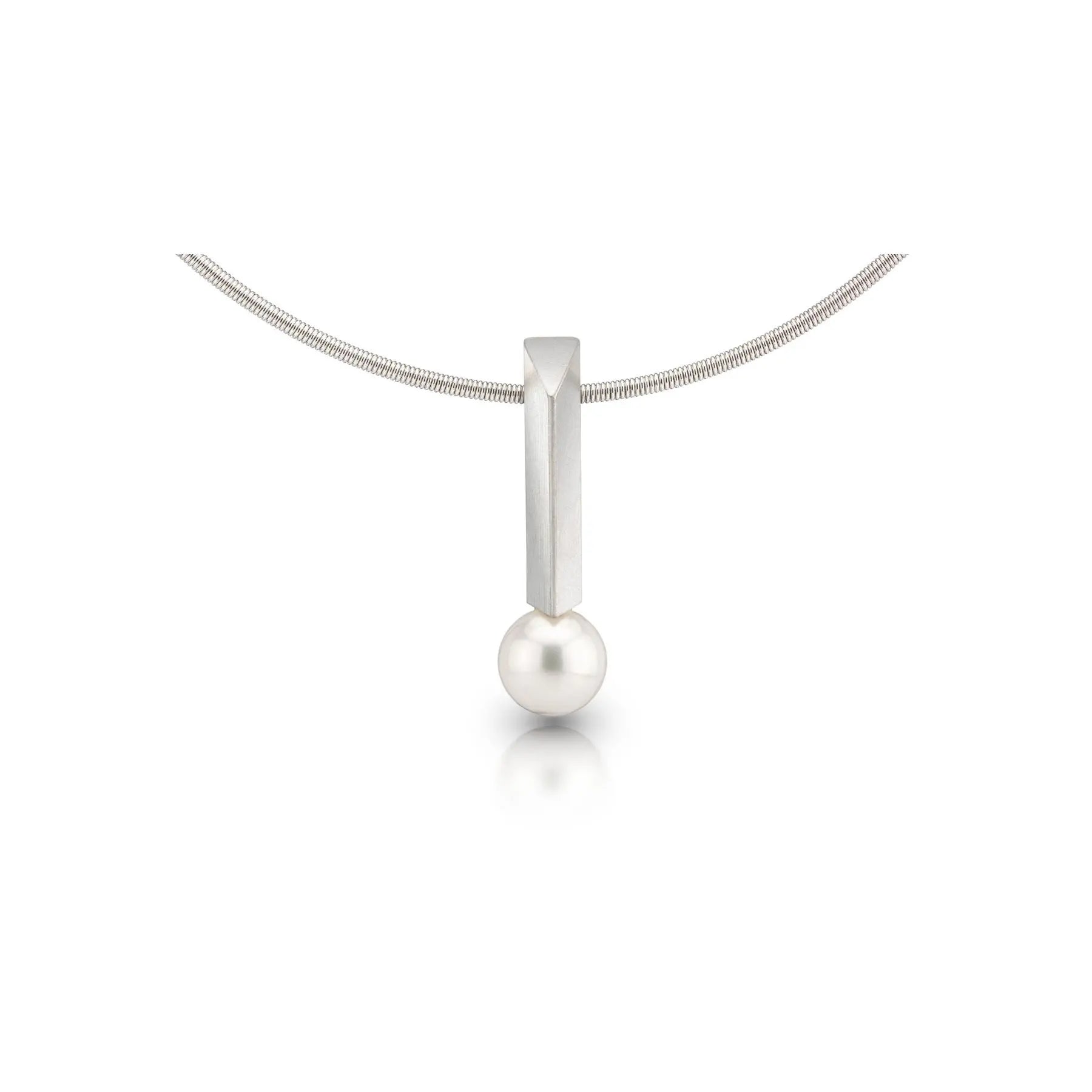 Triangular Pearl Bar Pendant Bar Collection Gemstones Pearls